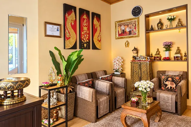 Nirwana Thai Massage Augsburg – Empfang und Wartebereich